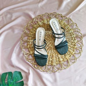 Sandsl Heels Sandal Wanita Hak 5 cm Sandal Casual On Slip Sendal Wanita Kekinian - Sandal Nyaman Sendal Elegan
