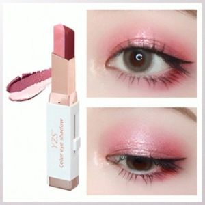 Eyeshadow Brush Colorful Laziness Eyeshadow Powder Fine Powder Smudge-proof Waterproof and Sweatproof