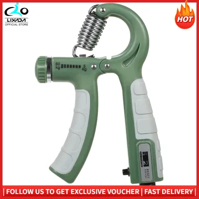 [Lixada Official ] Hand Gripper Adjustable Resistance Hand Grip Strength Trainer Fingers Wrist Forearm Exerciser Workout Gear Home Gym Exercise Equipment(local stock)