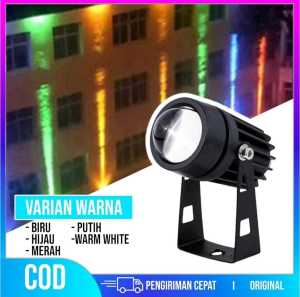 COD Lampu Taman Hias Sorot Garden Spotlight Waterproof 90-240V 5W / lampu sorot super terang anti air / Lampu sorot taman Outdoor rgb warna warni biru merah hijau putih warm white led