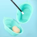 DUcare Brush Cleaning Mat Makeup Foundation Brush Cleansing Scrubber Foldable Silicone Washing Cosmetic Sponge Cleaner Bowl Pad【Post in 24 Hours & 90 Days Warranty Services】. 