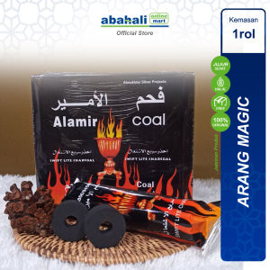 Arang Magic Al Amir 10Biji Premium Quality Bagus Tahan Lama Untuk Buhur/Dupa