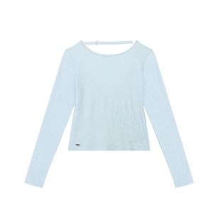 STUDIO UNKNOWN - Midge Knit Long Sleeve Top  เสื้อแขนยาวผ้านิตลายหอย