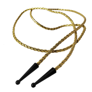 Adjustable Bolo Tie Craft Kits Bolo Tie PU Cord with Metal Cone Pendant For Personalizing Craft Project Supply