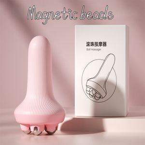 Portable Massager Manual Massage Roller Ball Massager Foot Back Waist Hip Relaxer for Sore Muscle Relax