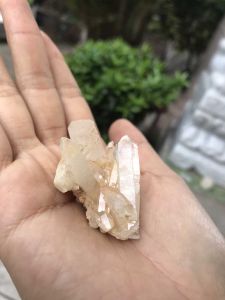 Đá thạch Anh trắng tán sắc pha lê tự nhiên trong suốt vàng Citrine thanh tẩy thiền định tarot cực mạnh Clear Quartz Natural AAA1