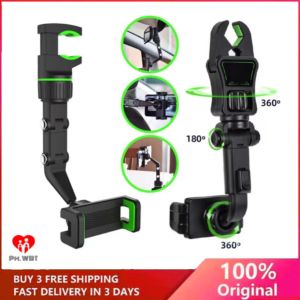 Car Phone Holder 5 Styles Multifunction Car Rearview Mirror Phone Holder GPS Seat Bracket Cell Phone Stand In Car Buy 1 Get 1 Free
