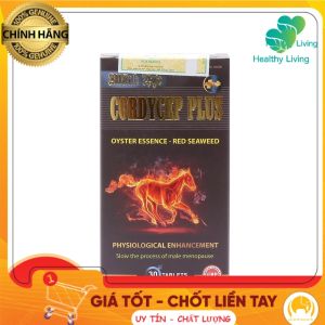 [CHÍNH HÃNG] Viên Uống Mãnh Lực Cordycep Plus Đen – Hỗ Trợ Tăng Cường Sinh Lý Nam Bổ Thận Tráng Dương Cải Thiện Sức Bền & Phong Độ – Hộp 30 Viên LZHT1