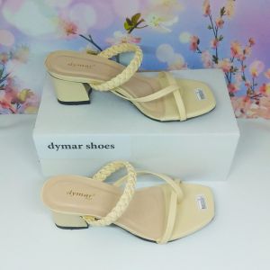 Promo Sandal Wanita Dewasa | Sandal Hak Wanita Kondangan | Sandal Hak Wanita Terbaru 2022 | Sandal High Heels Wanita | Model Tali Kepang | COD / Bayar Di Tempat | 5