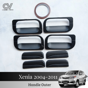 Cover Handle Outer Pintu Sporty Mobil Xenia New 2005 - 2011 Hitam