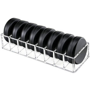 Acrylic Makeup Organizer 8 Compact Clear Makeup Organiser Storage Makeup Palette Organiser Makeup Holder Organizer For Makeup Storage With Removable Divider