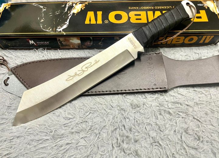 มีดพกแรมโบ้แท้ 100%RAMBO มีดอุปกรณ์เดินป่าและทำครัวน้ำหนักดี | Lazada.co.th
