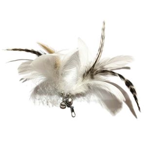 SOAR Cat self-hitting long rod teasing cat stick steel wire feather bell replacement head suction cup fixed