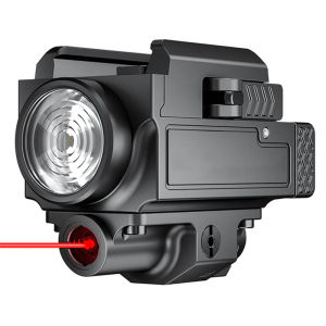 SMR95 Outdoor Tactical 800lm Mini LED Green Dot Combo P1 Down-mounted Flashlight Type-c Direct Charge Aluminum Alloy Material Quick-release Installation for 1913 Picatinny 20mm Rail