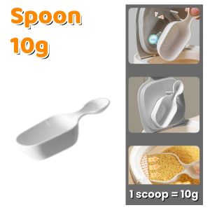 24H Ship HOMSA Airtight Food Storage Container with magnetic hanging scoop Milk powder Container Anti-UV Keep Fresh