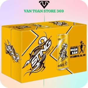 Nước tăng lực STING nhân sâm lon 330ml