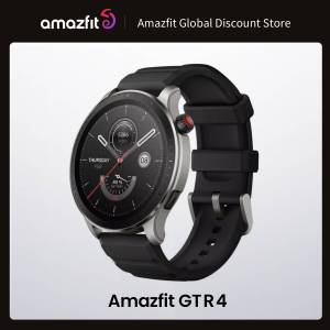 New Original Amazfit GTR 4 Smartwatch 46mm With AMOLED Display Zepp OS 14-Day Battery Life GPS For Android IOS Phones