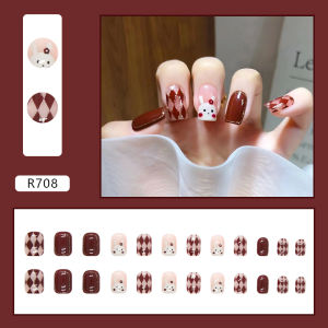 (COD) KUKU PALSU NEW PREMIUM WITH BOX / WEDDING NAIL / KUKU PALSU FREE LEM BOX KUKU PALSU AESTHETIC