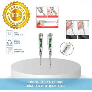 OBENG TESPEN LISTRIK CEK KABEL PUTUS DUAL LED