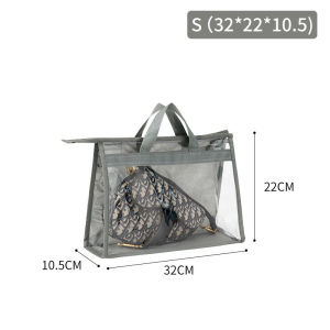 Bedding Storage Bag PVC Waterproof Dustproof Foldable Zipper Closet Wardrobe Quilt Organizer