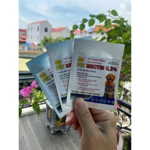 com bo 3 gói trộn thức ăn duôi ve rận bọ chét chó mèo 1 lần hiệu quả 1