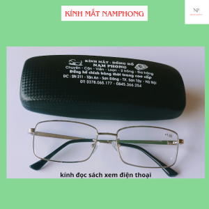 Kính viễn thị lão thị  đọc sách xem điện thoại gọng titan tròng hàn quốc chống xước chống mỏi mắt