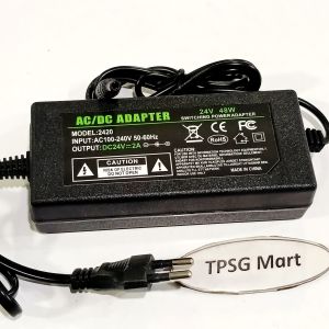 Nguồn Adapter DC 24V - 2A / Đầu cắm 5.5mm X 2.1mm