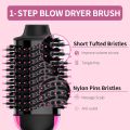 Hair Dryer Brush Blow Dryer Brush in One, Upgraded 4 in 1 Hair Dryer and Styler Volumizer with Negative Ion Anti-frizz Ceramic Titanium Barrel Hot Air Brush Hair Straightener Brush. 