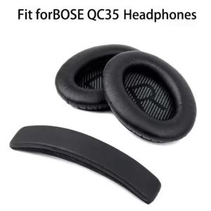 (In stock) Replacement Ear Pads Earpads Headband For Bose QuietComfort QC 2 15 25 35 Headset Ear Cushion QC35 QC2 QC15 QC25 Accessory
