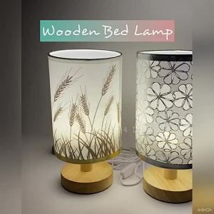 ⭐Ready Stock⭐ Remote Control LED Bedside Table Lamp Minimalist Decor Night Light Dimmable Bed Lamp For Bedroom Home Decor