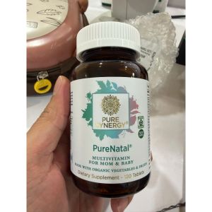 120 Viên Vitamin bầu hữu cơ PureNatal MultiVitamin For Mom & Baby - PureSynergy - Cải thiện hấp thụ canxi nhờ Vitamin D3 & K2 MK-7 ✅ Tăng cường độ đàn hồi và dẻo dai của xương nhờ Silica & Collagen ✅ Giảm nguy cơ gãy xương ở người lớn tuổi hoặc phụ nữ t