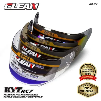 Kaca helm Flat Visor Kyt R10 Rc7 K2 Rider MDS Viktory