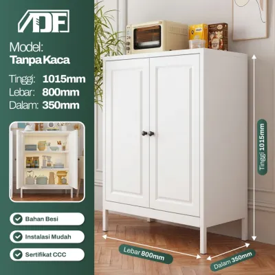 Lemari Besi Display Ruang Tamu Cabinet Hias Serbaguna Bufet Pajangan Ruang Tamu Aesthetic Full Besi