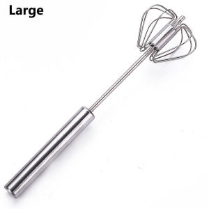 Clara.Stainless Steel Egg Beater Kitchen Utensils Egg Beaten Kitchen Tools Semi Autimatic Egg Whisk Kitchen Ware Household Items Egg Beater Stainless Steel Semi-Automatic Mixer Manual Whisk Egg Beater Kitchen Cooking Tools Save Time And Effort