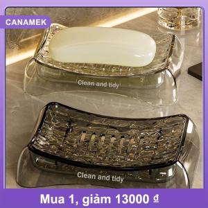 【CANAMEK】 Giá để xà phòng Khay đựng xà phòng thoát nước Giá để đồ phòng tắm Hộp đựng xà phòng thoát nước Phòng tắm Kệ để xà phòng