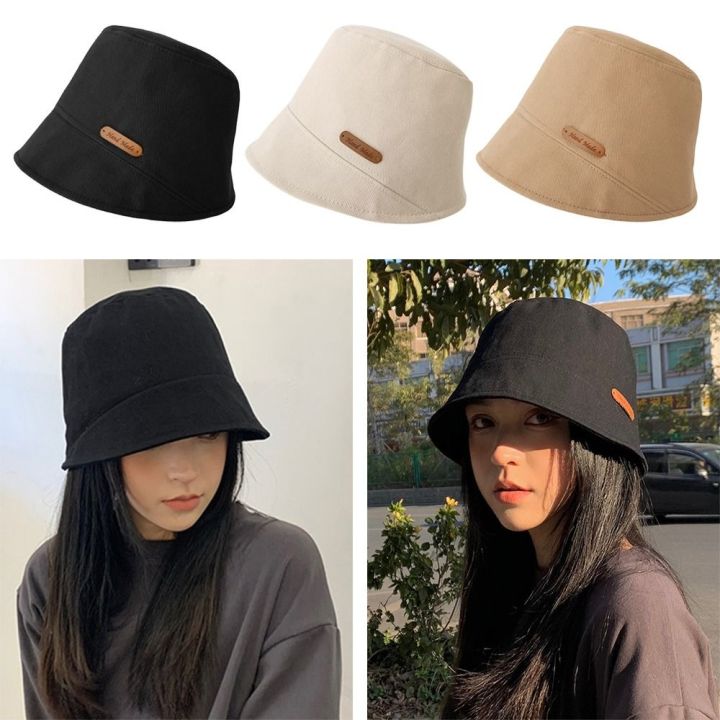 OMINOU Women Girls Foldable Wide Brim Anti-UV Big Visors Fisherman Cap ...