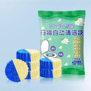 10pcs Toilet Tank Cleaner Tablets Freshener Deodorization Stain Remover Bathroom Cleaning Agent