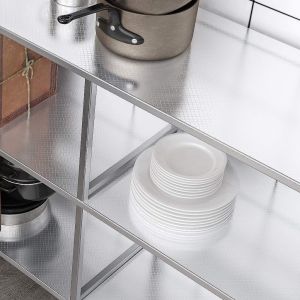 วอลเปเปอร์ฟอยล์ หน้ากว้าง60cmยาว10เมตร กันร้อนกันน้ำ เช็ดถูทำความสะอาดง่าย ราคาส่ง