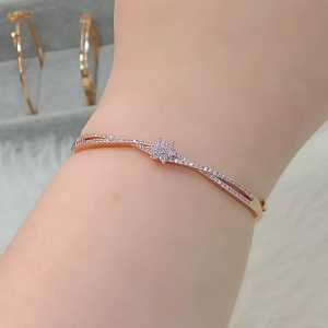 La Vienne - Moana - Gelang Bangle Titanium Wanita Anti Karat - Perhiasan Perempuan Elegan Mewah