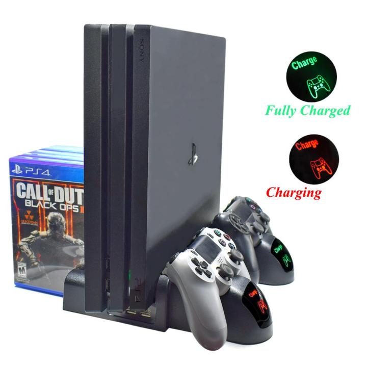PS4/Slim/Pro Cooler,Multi-functional Cooling Vertical Stand, PS4