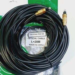 Cáp âm thanh Quang Optical Audio dài 20m / Cáp quang âm thanh Optical Cable Digital Audio
