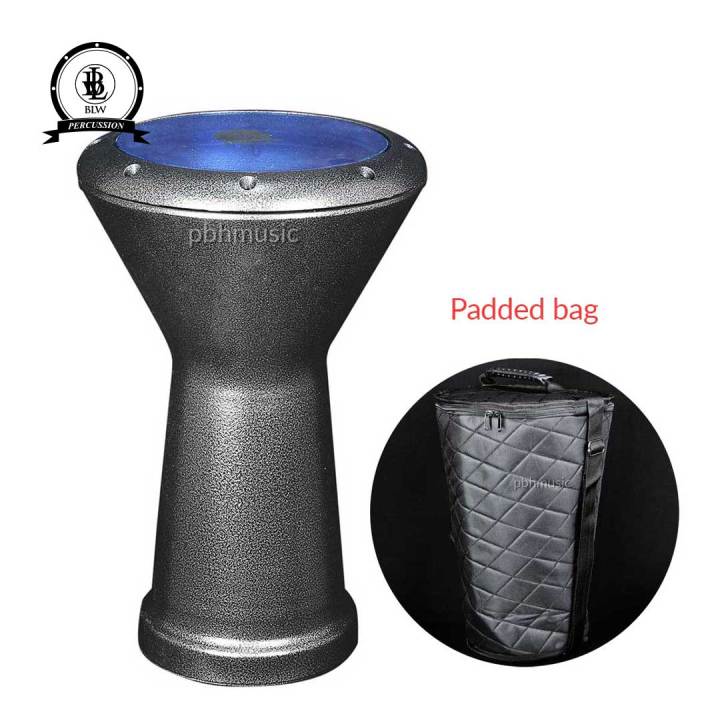 BLW Arab Style Darbuka Doumbek for Nasyid and Qasidah Performance Comes with Bag and Tuning Key