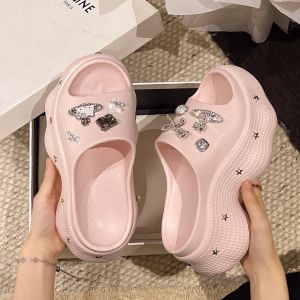 [Free Shipping] Sweet And Cool Platform Sandals For Women 2026 New Summer Style Lightweight And Non-Slip Suitable For Petite Women Slip-On Design