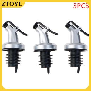 ZTOYL 3 cái thép không gỉ rượu chai Stopper rượu chai pourer Stopper Dispenser