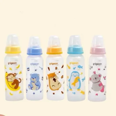 Pigeon New Baby Bottle PP 240ML Botol SLim Neck Standar neck Leher Kecil Nipple Peristaltic Ulir 240 ML