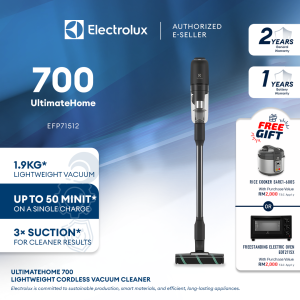 Electrolux UltimateHome 700 Lightweight cordless vacuum cleaner EFP71512