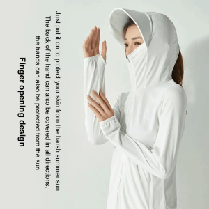 Female thin section of the UV lightweight sun shirt skin clothing mens sunscreen clothing