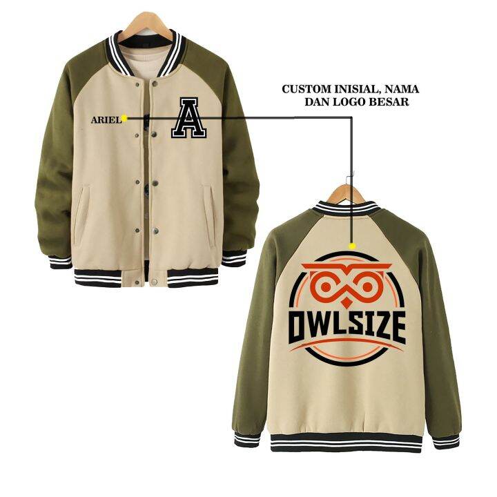 Jaket varsity clearance custom