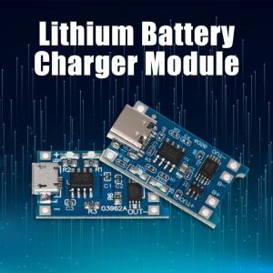 18650Lithium Charging Module Equipped With Overcharge Short Circuits Protections Type C/Micros USB Interfaces