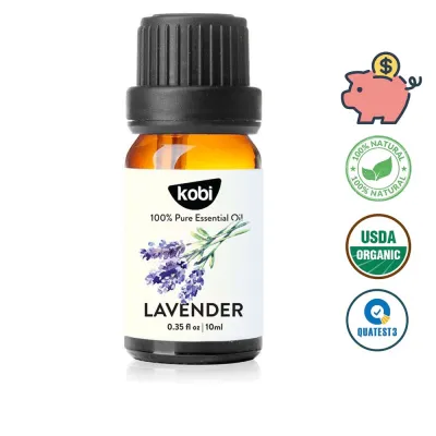 Tinh dầu Oải Hương Kobi Lavender essential oil giúp ngủ ngon khử mùi thơm phòng - 10ml